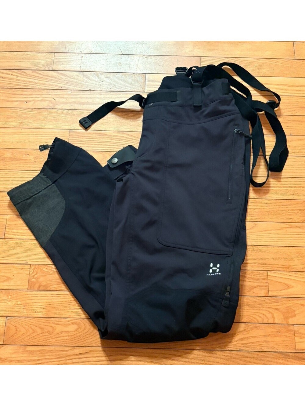 Haglofs Snow Bib Pants EU Size 44 US Size 12 Black